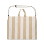 Große Strandtasche 280g/m² Weiß, Seitenansicht