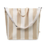 Große Strandtasche 280g/m² Weiß von oben