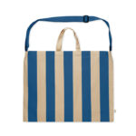 Große Strandtasche 280g/m² Blau, Rückansicht