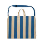 Große Strandtasche 280g/m² Blau, Seitenansicht