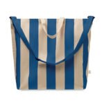 Große Strandtasche 280g/m² Blau von oben