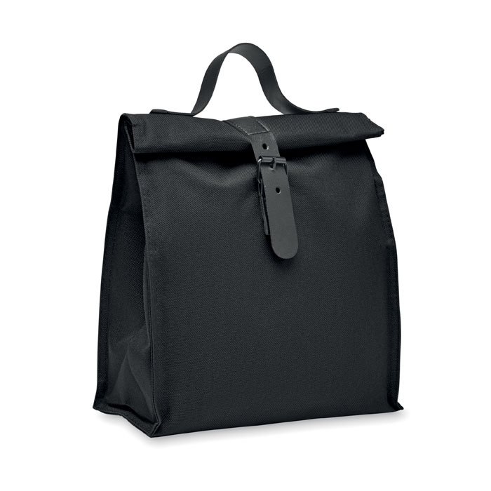 Kühltasche 600D RPET Schwarz Kühltasche 600D RPET Schwarz als Werbeartikel mit Logodruck