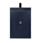 Kühltasche 600D RPET Blau, geöffnet dargestellt
