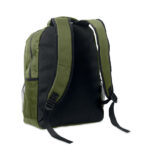 15" Laptop-Rucksack Gruen von oben