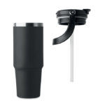 Doppelwandiger Becher 850 ml – Rückansicht