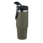 Doppelwandiger Becher 850 ml Gruen, Rückansicht
