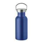 Einwandige Trinkflasche 500 ml Blau als Werbeartikel mit Logodruck