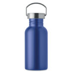 Einwandige Trinkflasche 500 ml Blau, Rückansicht