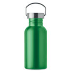 Einwandige Trinkflasche 500 ml Gruen, Rückansicht