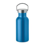 Einwandige Trinkflasche 500 ml Blau als Werbeartikel mit Logodruck