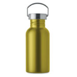 Einwandige Trinkflasche 500 ml Gruen, Rückansicht