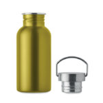Einwandige Trinkflasche 500 ml Gruen, Seitenansicht
