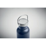 Einwandige Trinkflasche 500 ml Blau, Detailaufnahme des Materials