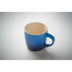 Keramikbecher 300 ml Blau, Detailaufnahme des Materials