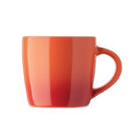Keramikbecher 300 ml Orange, Seitenansicht