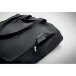 Einkaufstasche Polycotton Schwarz, Detailaufnahme des Materials