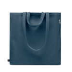 Einkaufstasche Polycotton Blau von oben