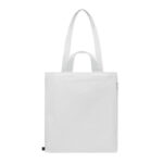 Einkaufstasche Polycotton Weiß, Rückansicht