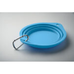 Faltbarer Napf 350 ml Blau, Detailaufnahme des Materials