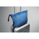 Reisedecke Flanell 220g/m² Blau, Detailaufnahme des Materials