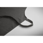 Küchenschürze recy. Baumwolle Schwarz, Detailaufnahme des Materials