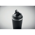 Doppelwandiger Becher 350 ml Schwarz, Detailaufnahme des Materials