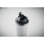 Doppelwandiger Becher 350 ml Weiß, Detailaufnahme des Materials