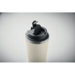 Doppelwandiger Becher 350 ml Braun, Detailaufnahme des Materials