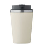Doppelwandiger Becher 350 ml Braun, Seitenansicht