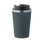 Doppelwandiger Becher 350 ml Blau als Werbeartikel mit Logodruck