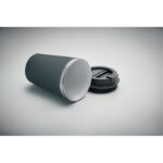 Doppelwandiger Becher 350 ml Blau, Seitenansicht