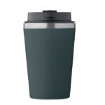 Doppelwandiger Becher 350 ml Blau von oben
