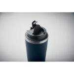 Doppelwandiger Becher 350 ml Blau, Detailaufnahme des Materials