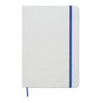 DIN A5 Notizbuch für Gravur Blau, Seitenansicht
