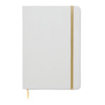DIN A5 Notizbuch für Gravur Gold, Seitenansicht