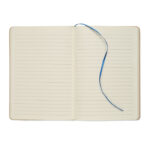 DIN A5 Notizbuch für Gravur Blau von oben