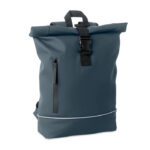 15" Rolltop-Laptop-Rucksack Blau als Werbeartikel mit Logodruck