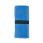 Sport-/Strandtuch Mikrofaser Blau von oben