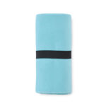 Sport-/Strandtuch Mikrofaser Blau von oben