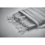 Strandtuch-Set Grau, Detailaufnahme des Materials