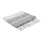 Strandtuch-Set Grau von oben