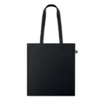 Einkaufstasche Fairtrade 180g Schwarz, Rückansicht