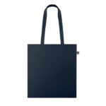Einkaufstasche Fairtrade 180g Blau, Rückansicht