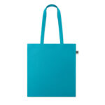 Einkaufstasche Fairtrade 180g Blau, Rückansicht