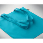 Einkaufstasche Fairtrade 180g Blau, Detailaufnahme des Materials