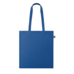 Einkaufstasche Fairtrade 180g Blau, Rückansicht