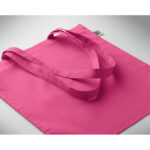 Einkaufstasche Fairtrade 180g Rosa, Detailaufnahme des Materials