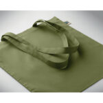 Einkaufstasche Fairtrade 180g Gruen, Detailaufnahme des Materials