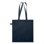 Einkaufstasche Fairtrade 180g Blau, Detailaufnahme des Materials