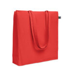 Einkaufstasche Fairtrade 180g Rot als Werbeartikel mit Logodruck
